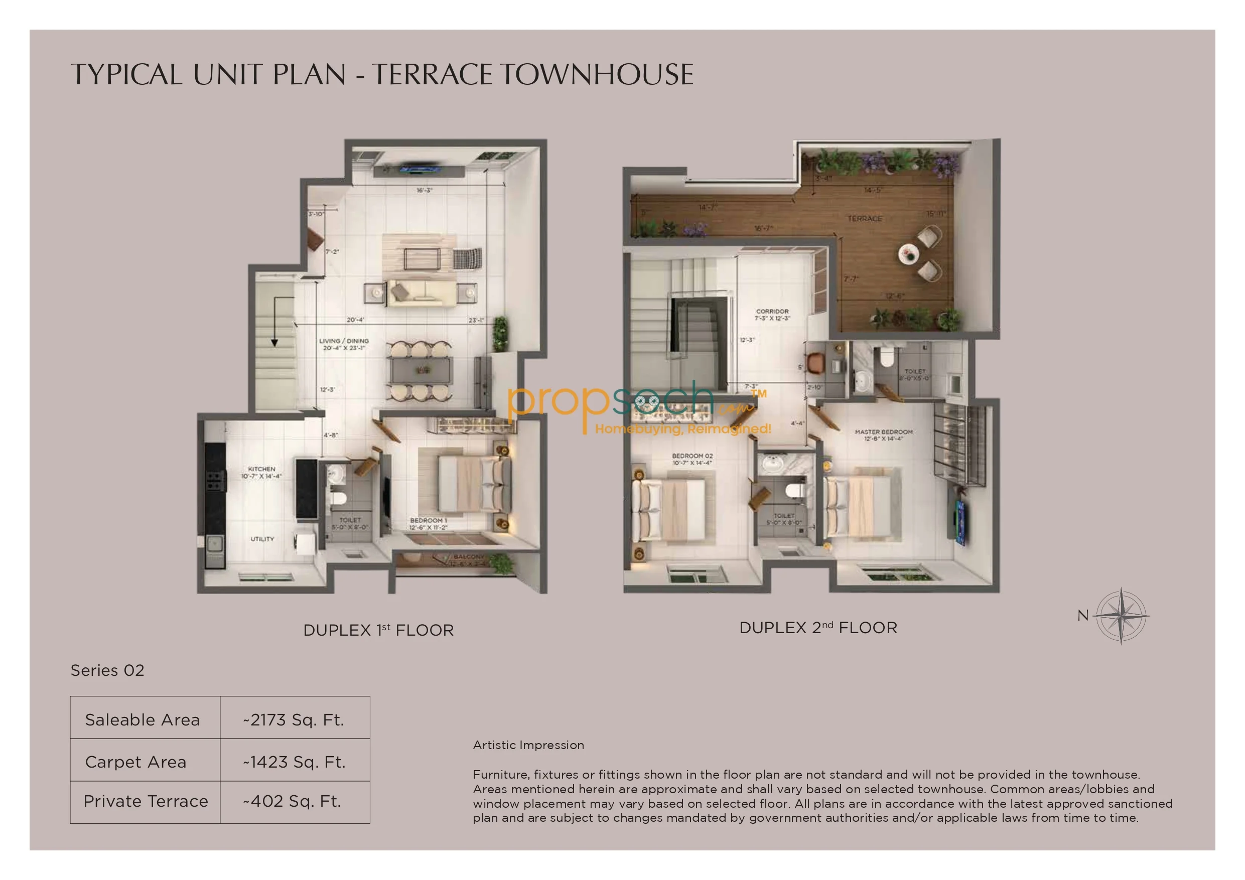 3BHK floor plan, Provident Deansgate