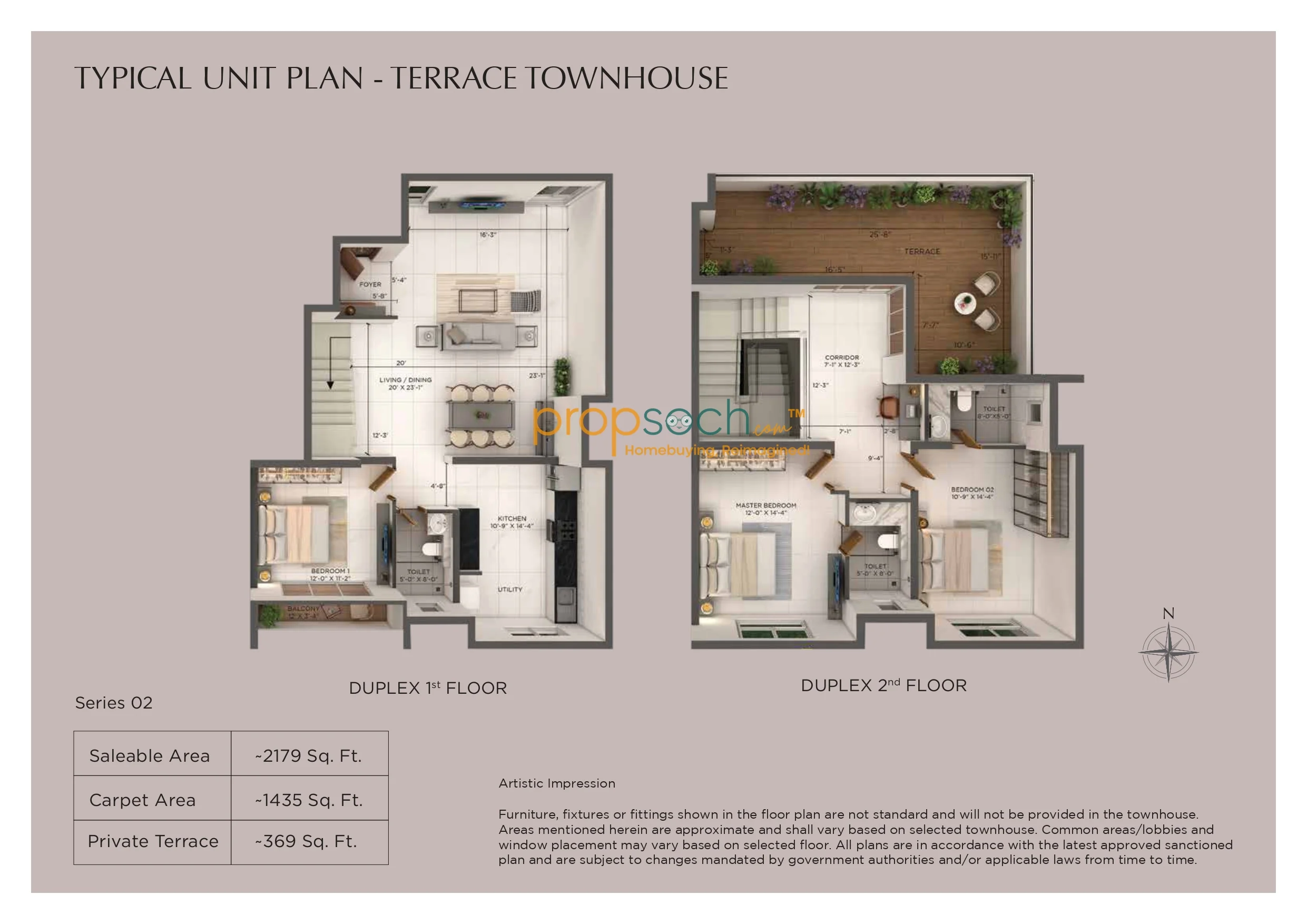 3BHK floor plan, Provident Deansgate